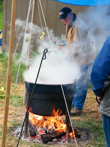 Making Apple Butter at the Harvest Festival